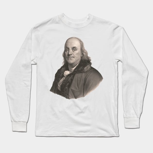 Ben Franklin Long Sleeve T-Shirt by Scottish Arms Dealer